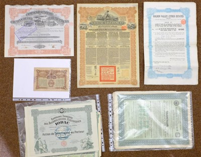 Lot 318 - Bonds and Share Certificates.