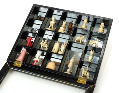 Lot 132 - A mixed collection of chess pieces