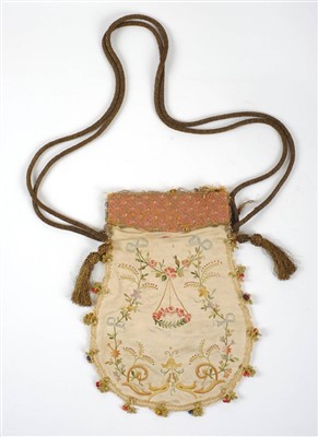 Lot 89 - Embroidered bag.