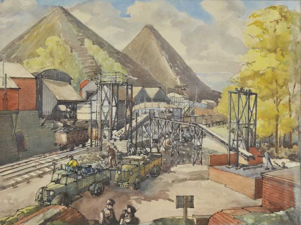 Lot 412 - Industrial scenes and landscapes.