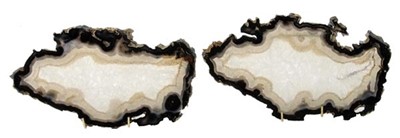 Lot 177 - Pair of Agate Slices.