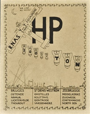 Lot 705 - WWI Celebrations Menu Card.