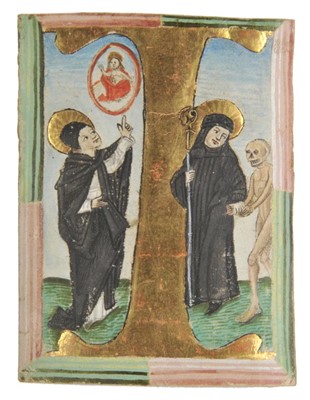 Lot 380 - Illuminated initial.