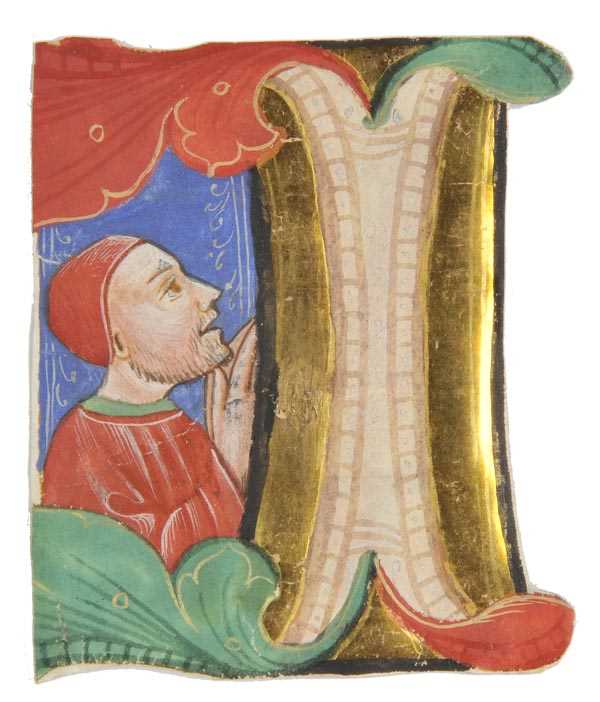 Lot 381 - Illuminated initial.