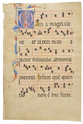 Lot 384 - Illuminated initial.