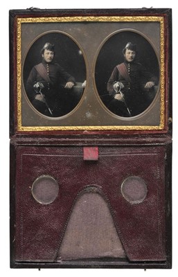 Lot 99 - Stereoscopic ambrotype.