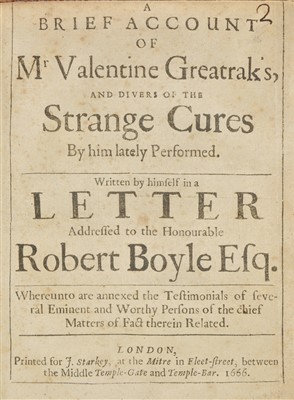 Lot 774 - Greatrakes, Valentine