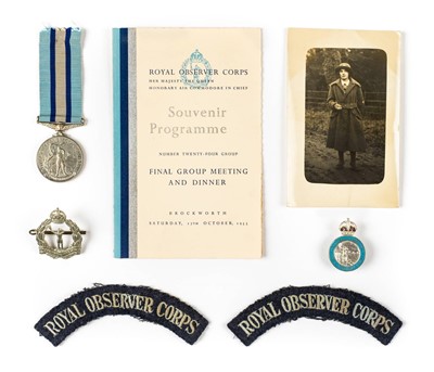 Lot 935 - Royal Observer Corps