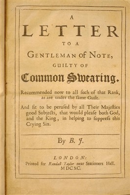 Lot 723 - Swearing.