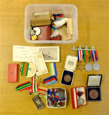 Lot 938 - Mixed Medals.