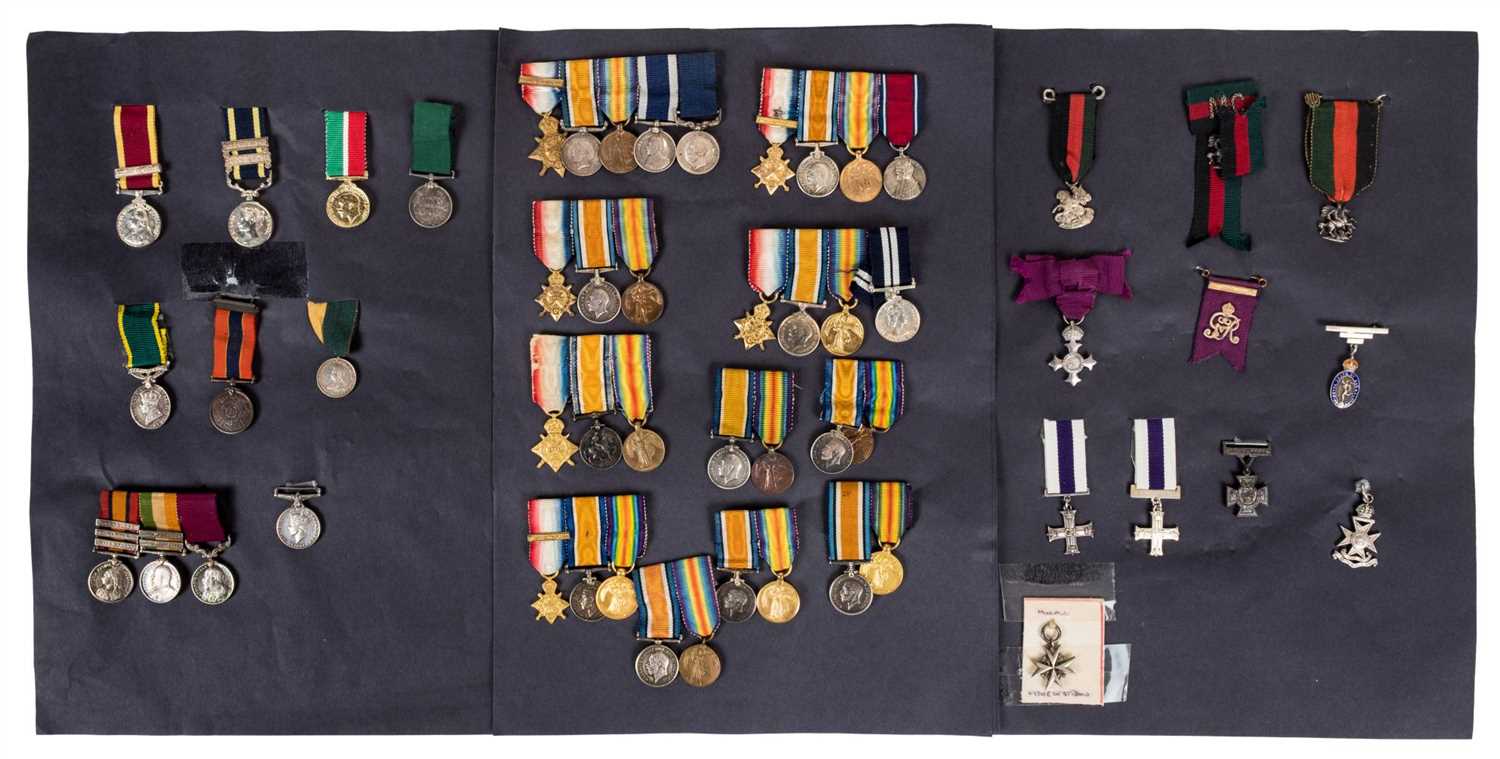 Lot 954 - Miniature Medals.