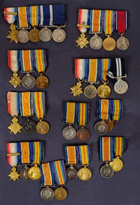 Lot 954 - Miniature Medals.