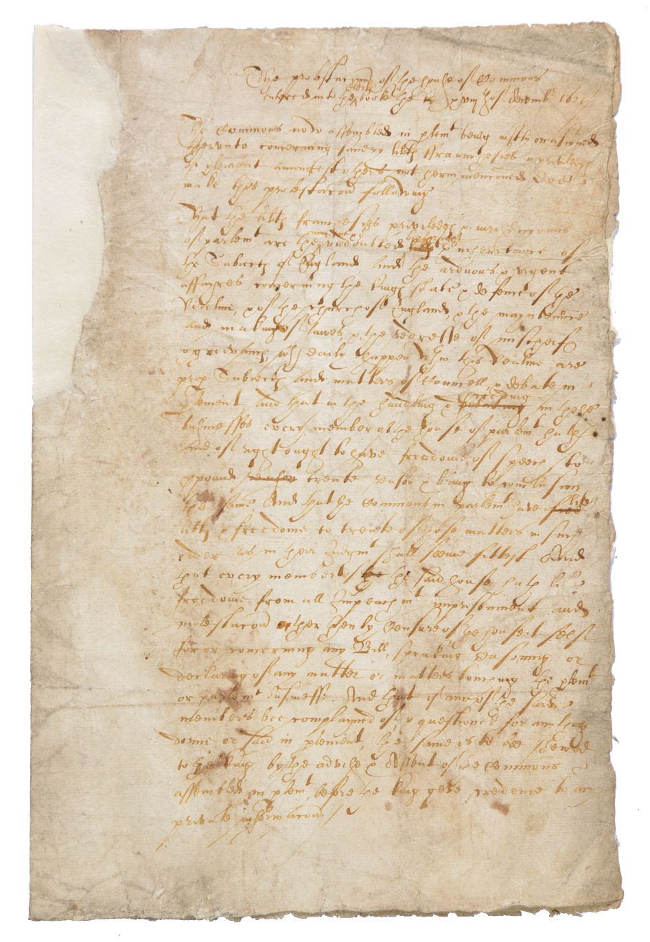 Lot 371 Protestation Of 1621 lot-371-protestation-of-1621