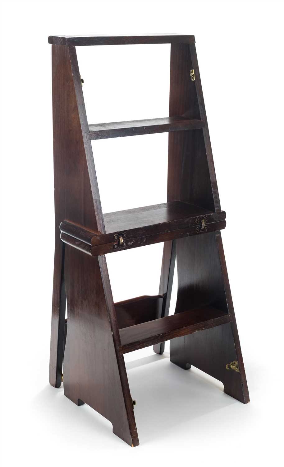 Lot 481 - Library steps.