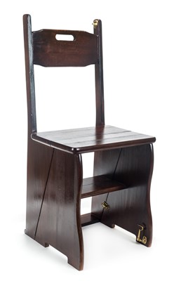 Lot 481 - Library steps.