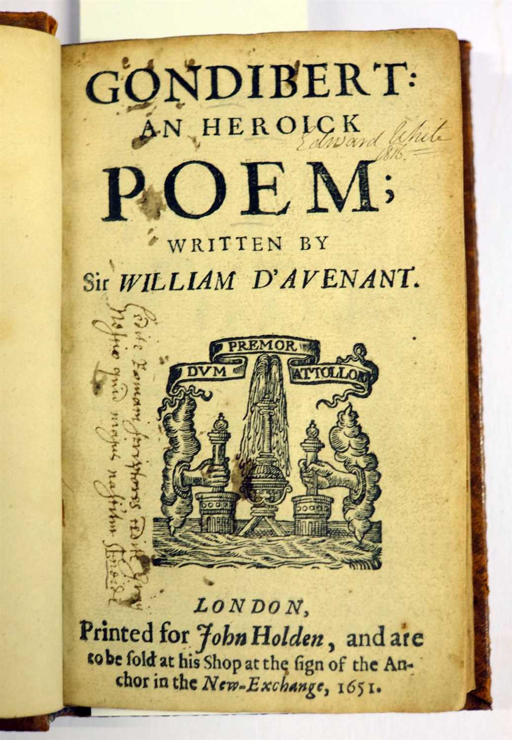 Lot 642 Davenant, Sir William