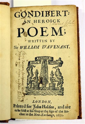 Lot 642 - Davenant, Sir William