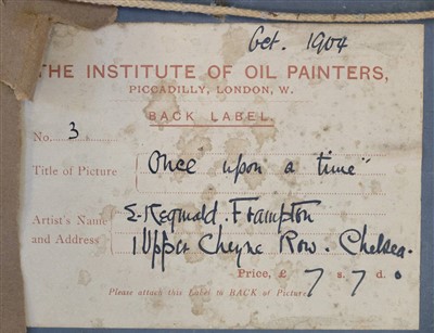 Lot 312 - Frampton, Edward Reginald 1870 - 1923
