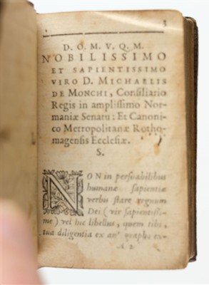 Lot 686 - Miniature book.