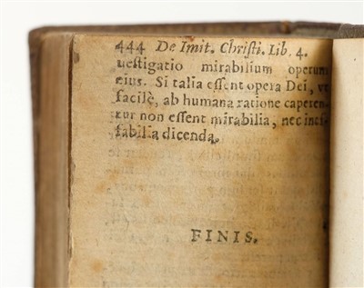 Lot 686 - Miniature book.