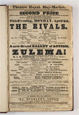 Lot 438 - Theatre playbills.