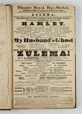 Lot 438 - Theatre playbills.