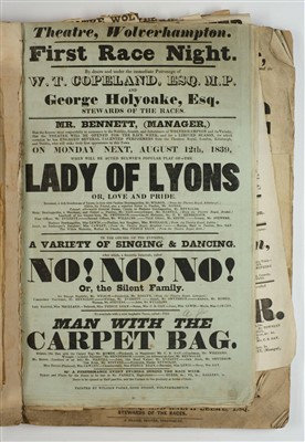 Lot 439 - Theatre playbills.