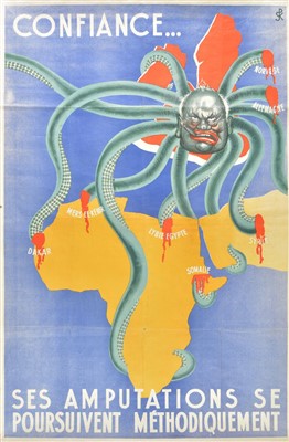 Lot 203 - Propaganda maps.