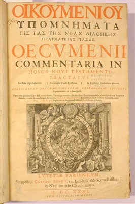 Lot 696 - Oecumenius.