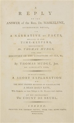 Lot 798 - Mudge, Thomas