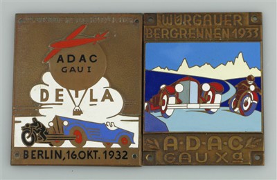 Lot 61 - ADAC Plaques.