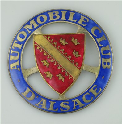 Lot 67 - Automobile Club d'Alsace.