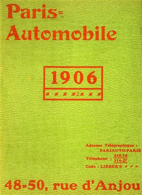 Lot 121 - Paris-Automobile - 1906.