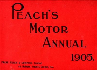 Lot 135 - Peaches Motor Annual 1905.