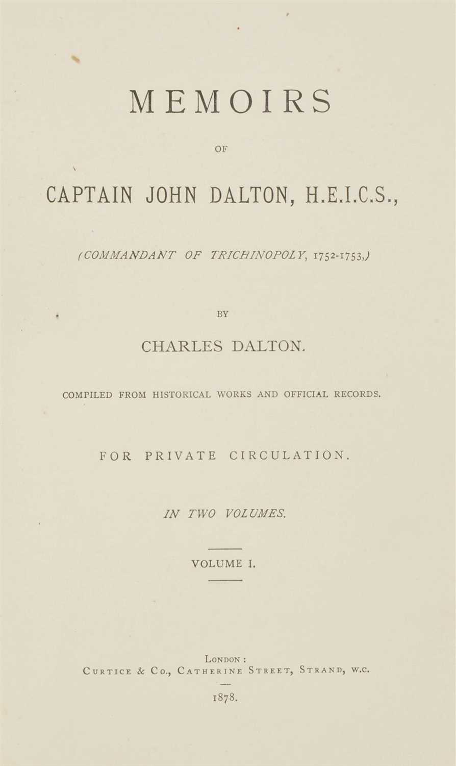 Lot 842 - Dalton, Charles