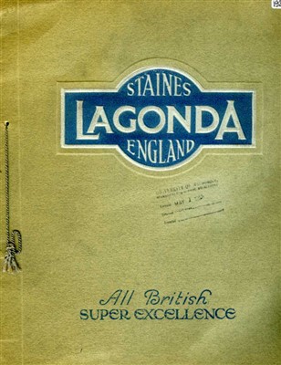 Lot 201 - Lagonda, 1929