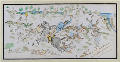 Lot 346 - French Military Cartoons.