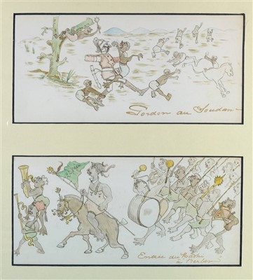 Lot 346 - French Military Cartoons.