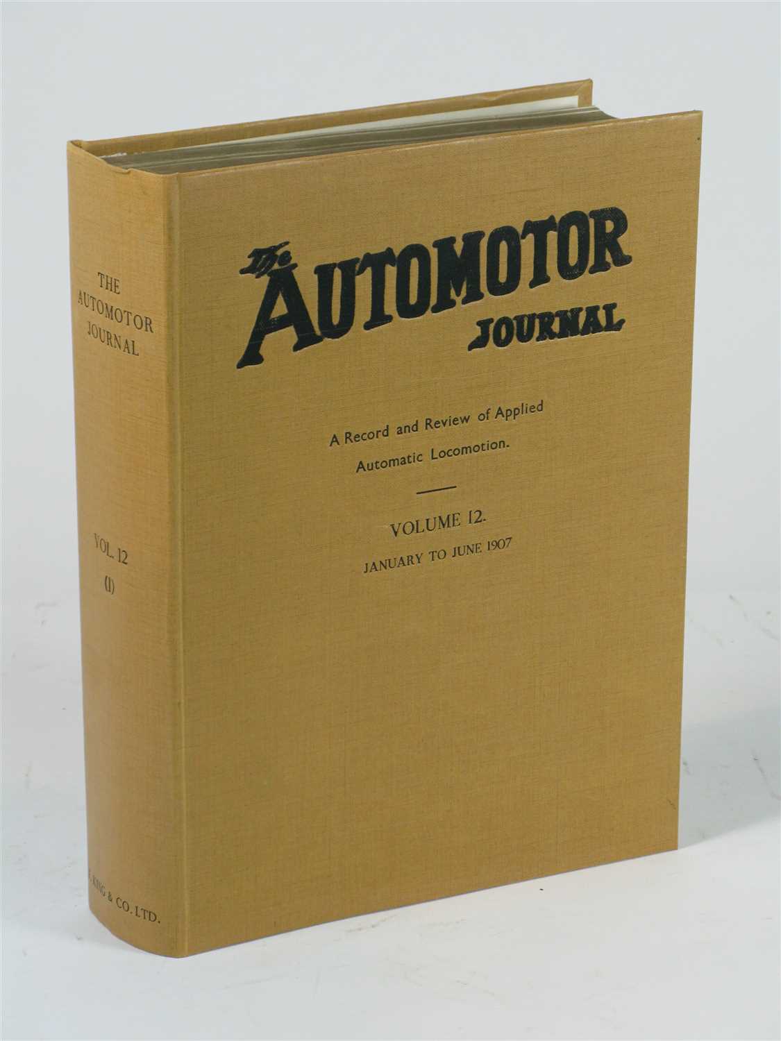 Lot 255 - The Automotor Journal.