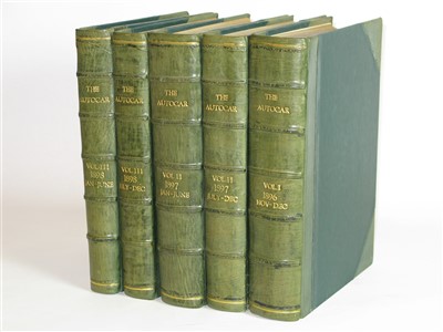 Lot 270 - The Autocar, Volumes I to III, 1896 to 1898.