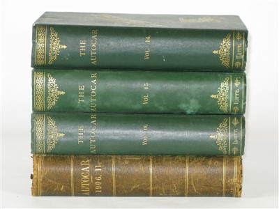 Lot 275 - The Autocar, Volumes XIV to XVII, January 1905 to December 1906.