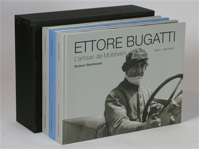 Lot 314 - Ettore Bugatti 'Lartisan de Molsheim' by Norbert Steinhauser.