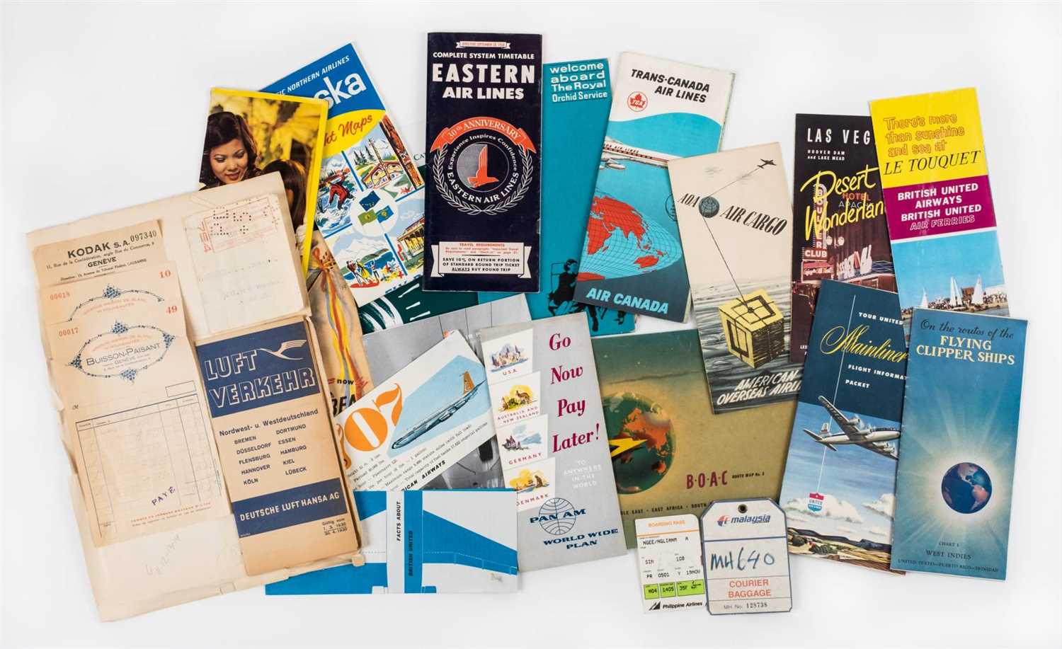 Lot 742 - Aviation Timetables.