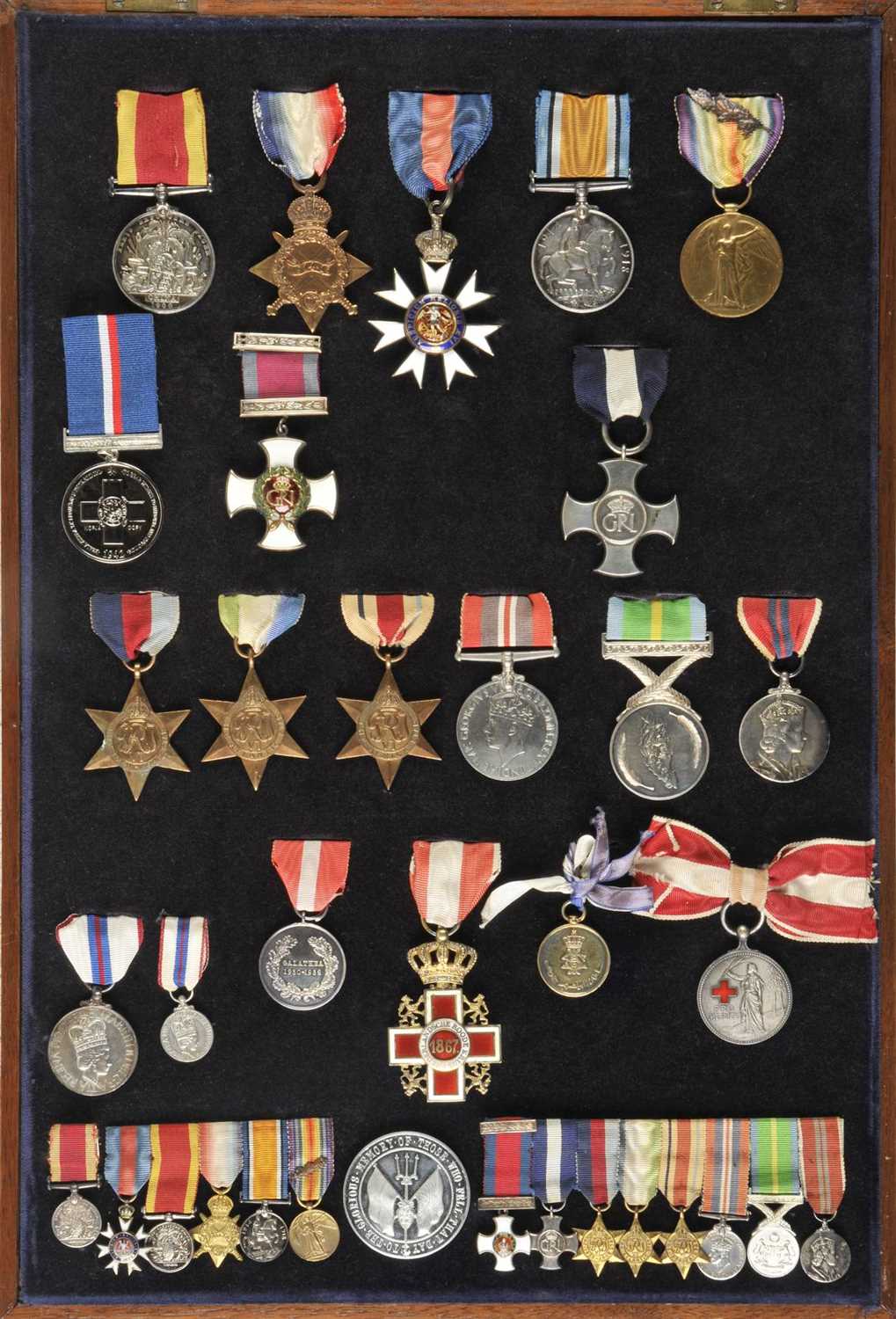Lot 1009 - WWII. A fine family group, to Vice Admiral A.H. Norman, CMG, MID, Royal Navy and his son Lieutenant Commander E.D. Norman, DSO, DSC, a group of five to Vice Admiral A.H. Norman, Royal Navy