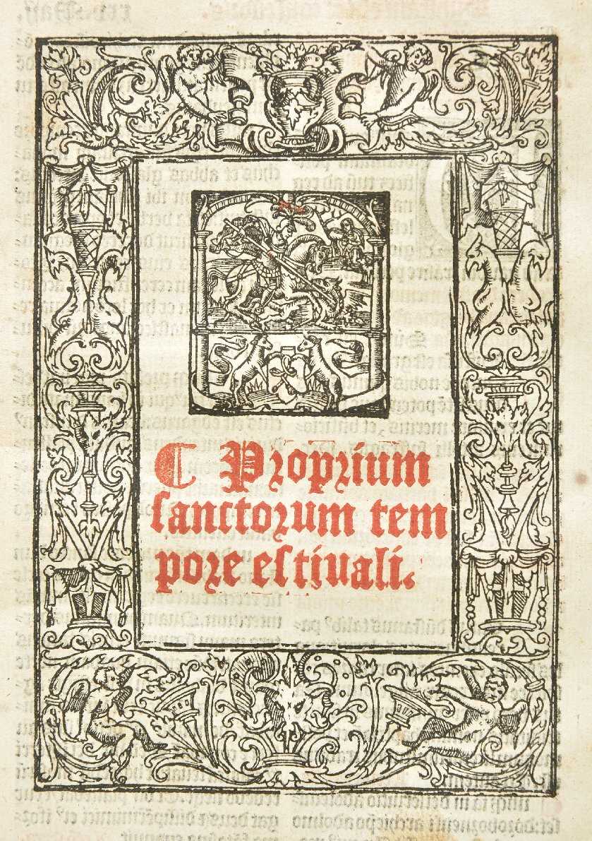 Lot 299 - Breviary (Use of Sarum)