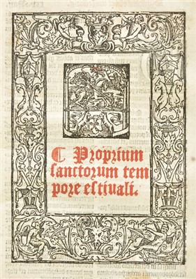 Lot 299 - Breviary (Use of Sarum)