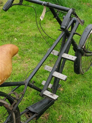 Lot 463 - 1922 J-Rad 'Alemania' Lever Driven Bicycle.