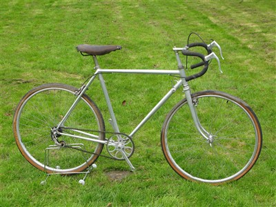 Lot 464 - 1930s Barra Aluminium lug-less Bicycle.