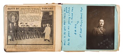 Lot 882 - Visitors' Book and Scrap Book.