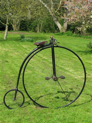 Lot 616 - A Beeston Humber 52-inch Tangent Spoked Ordinary.